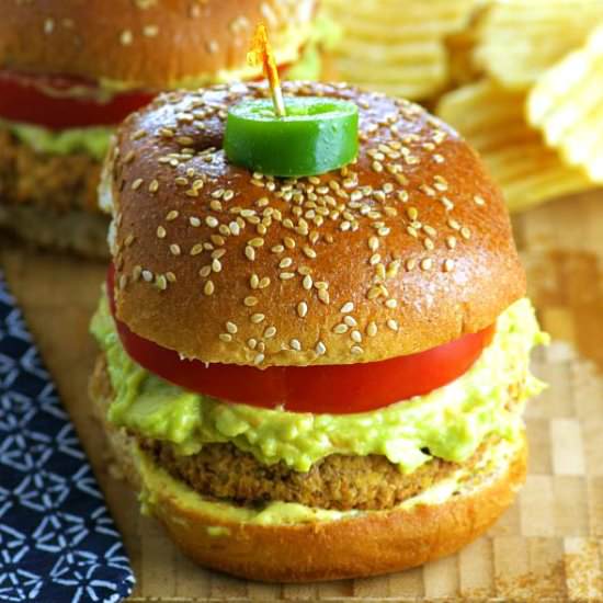 Cauliflower Veggie Burger