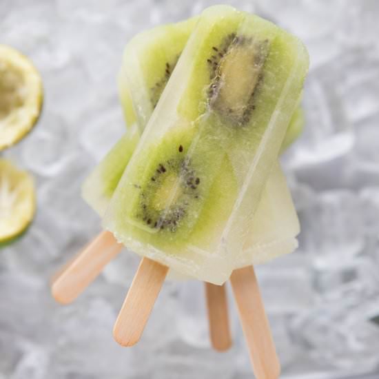 Kiwi Limeade Popsicles