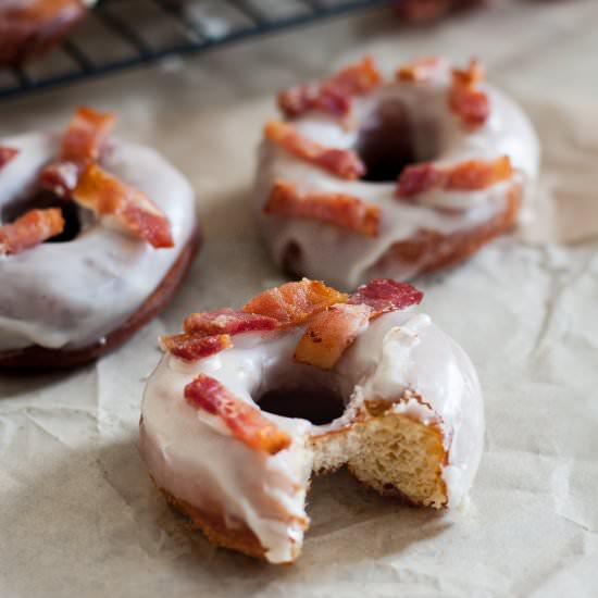 Maple Bacon Doughnuts