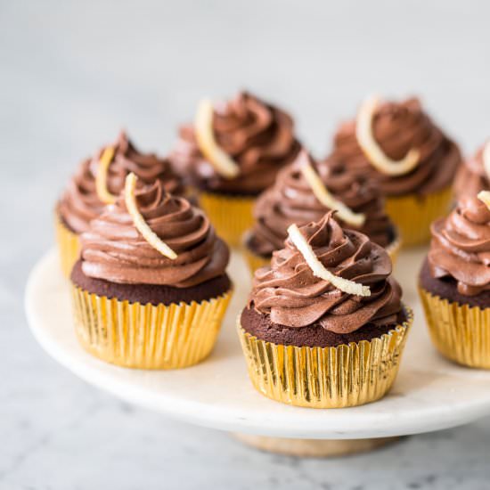 Rich Chocolate Orange Cupcakes