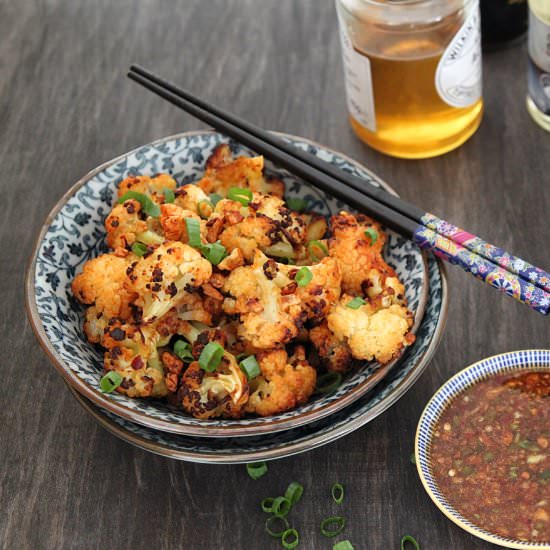 Honey & Garlic Roasted Cauliflower
