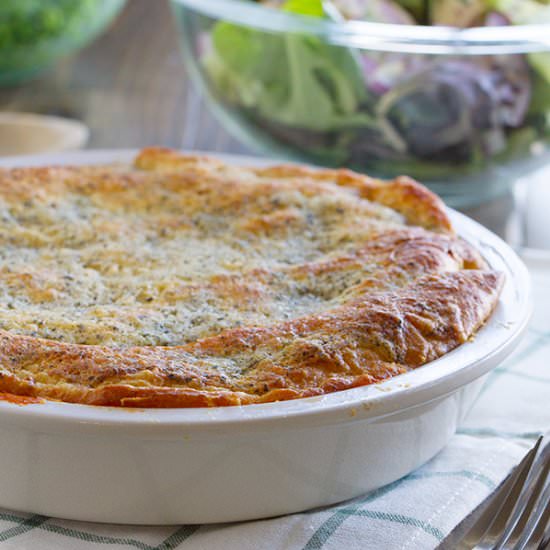 Zesty Italian Crescent Casserole