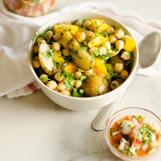 Chilean Pebre New Potato Salad