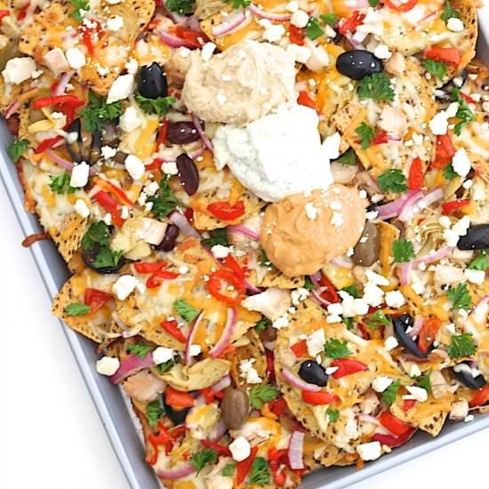 Mediterranean Nachos