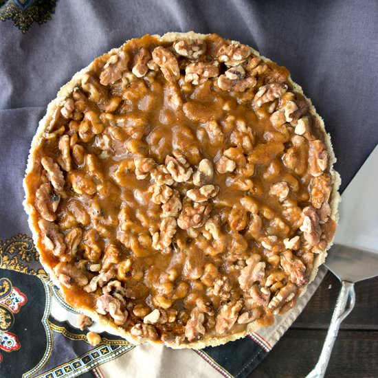 Butterscotch Walnut Tart