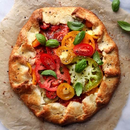 Grain-Free Heirloom Tomato Galette