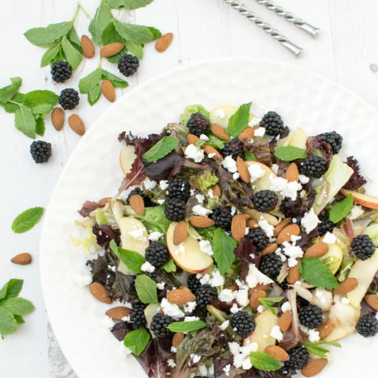 Blackberry, Apple & Feta Salad