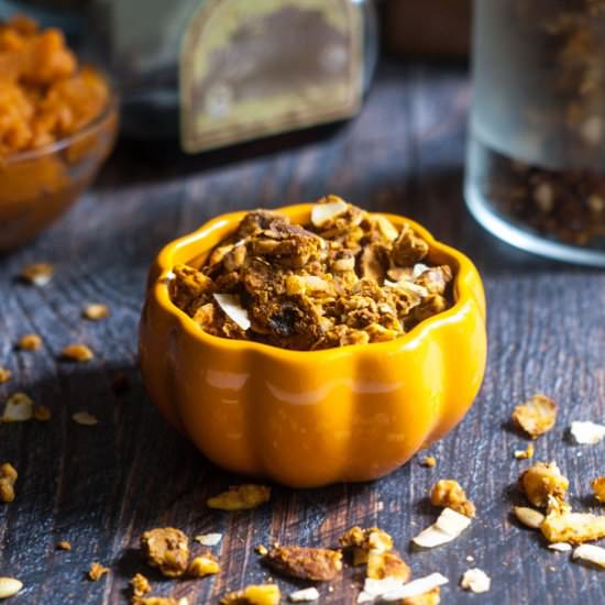 Cinnamon Pumpkin Granola (gf)