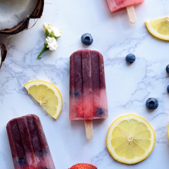 End Of Summer Acai Fruit Popsicles