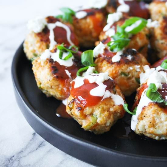 Gameday Buffalo Chicken Meatballs