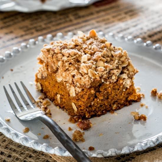 Pumpkin Crumb Cake