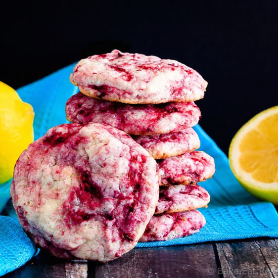 Raspberry Lemon Cookies