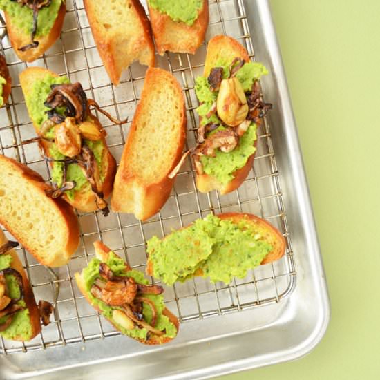 Green Pea Toast