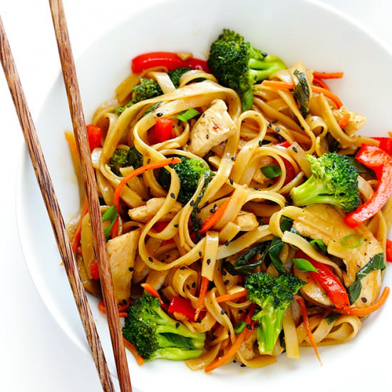 Sesame Chicken Noodle Stir-Fry