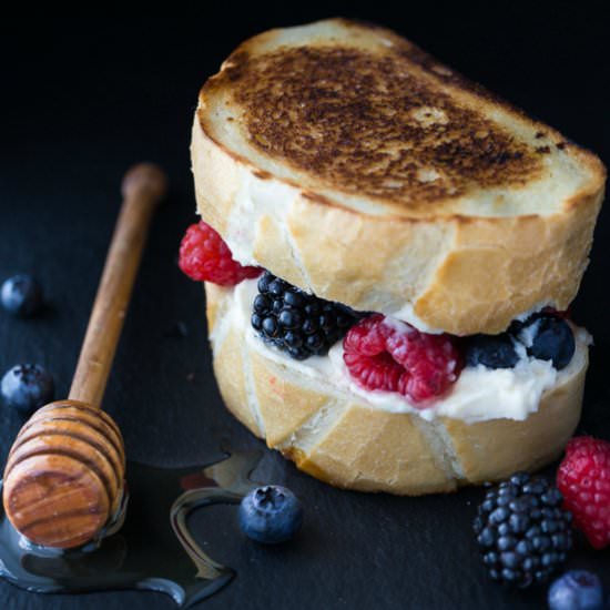 Dessert Grilled Cheese Sandwiches