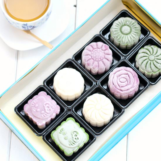 Homemade Snowskin Mooncakes