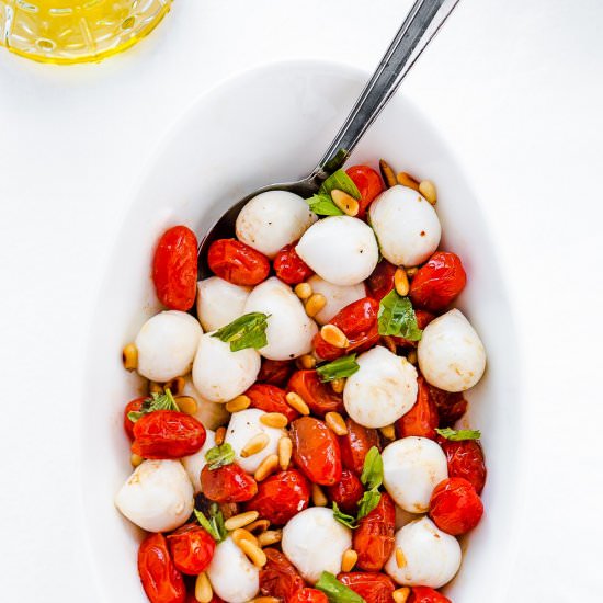 Roasted Tomato Caprese Salad