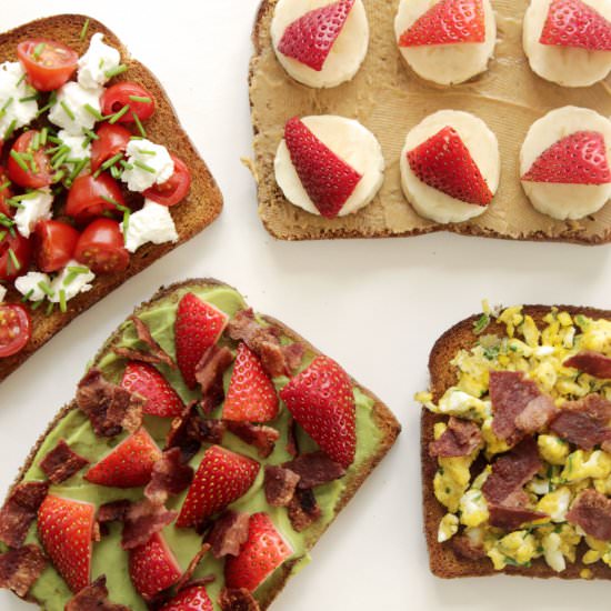 4 Ways to Eat Healthy Toast
