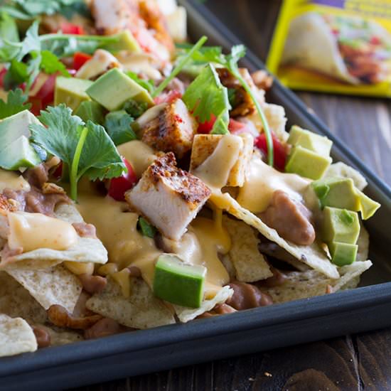 Grilled Chicken Nachos