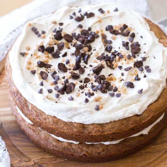 Chocolate Chip Cookie Cake