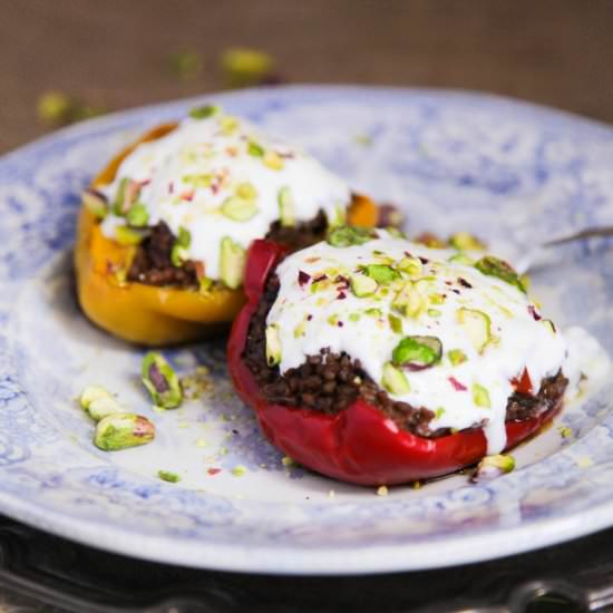 Bulgur Stuffed Peppers