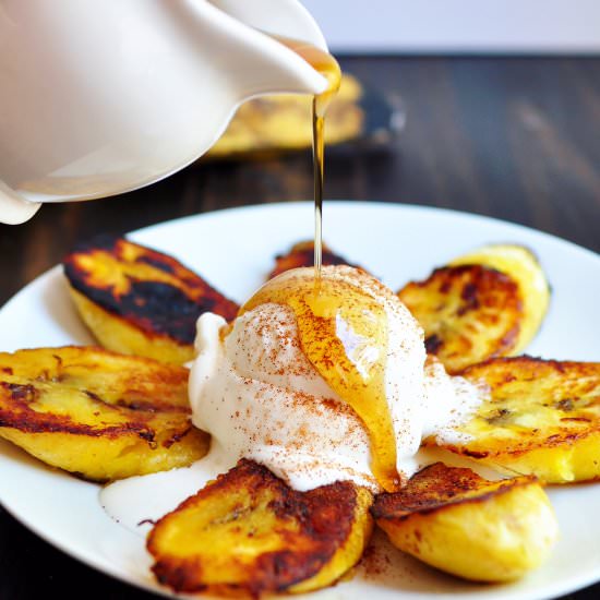 Maple Cinnamon Plantains