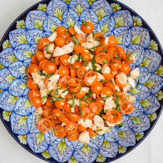 Cherry Tomato and Mozzarella Salad