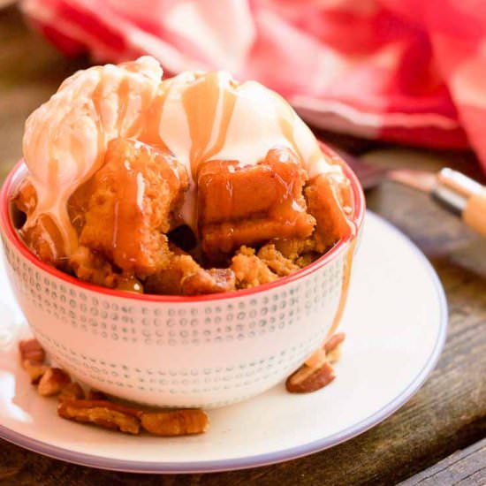 GF Slow Cooker Pumpkin Bread Puddin