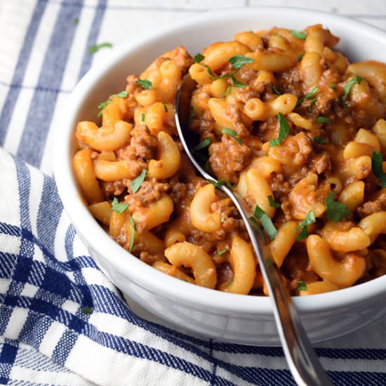CHEESEBURGER MACARONI