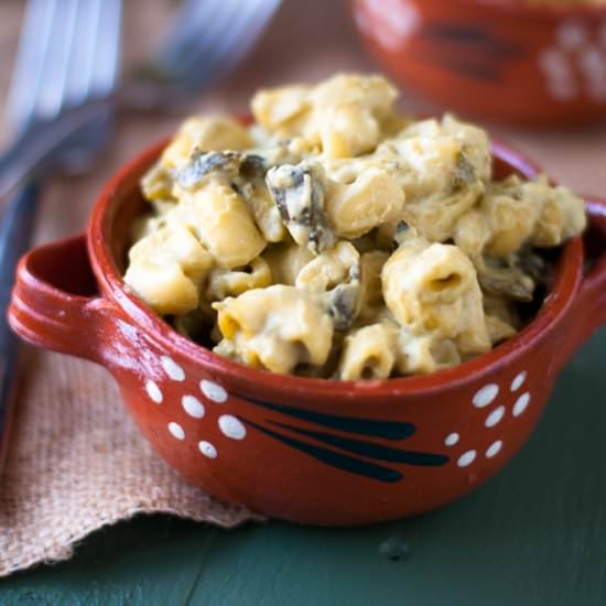 Vegan Green Chile Mac n’ Cheese