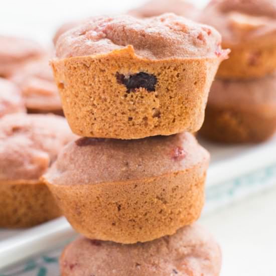 Mini Sugar Free Apple Muffins