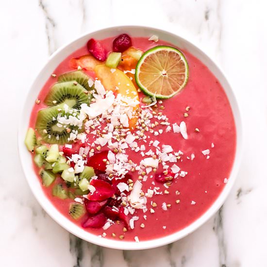 Cosmic Strawberry Smoothie Bowl
