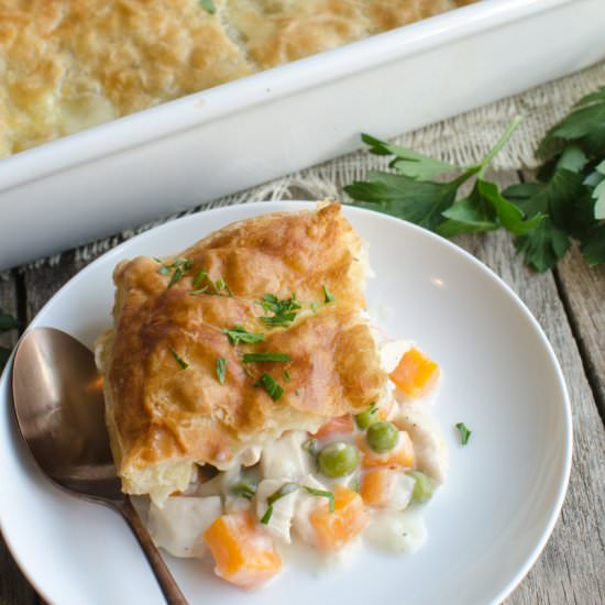 Chicken Pumpkin Pot Pie