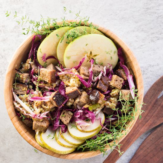 Fall Panzanella Salad
