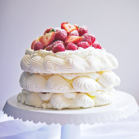 Lemon Berry Pavlova