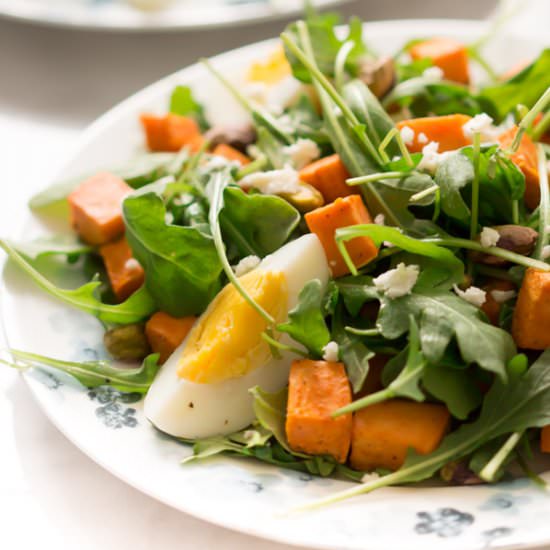 Sweet Potato Arugula Salad