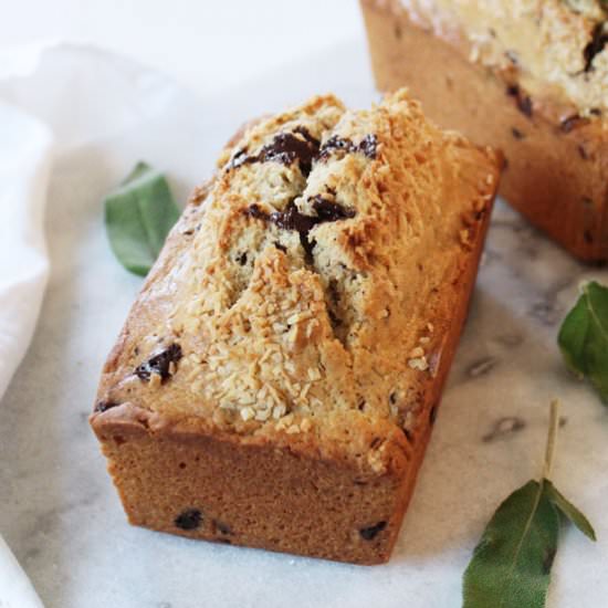 Olive Oil & Sage Chocolate Loaves
