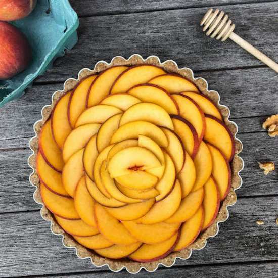 No-Bake Peach Tart