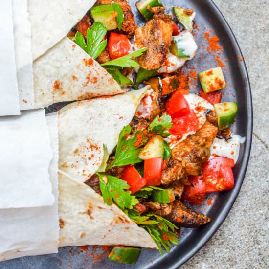 Chicken Shawarma Wrap