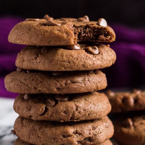 Chocolate Cream Cheese Cookies