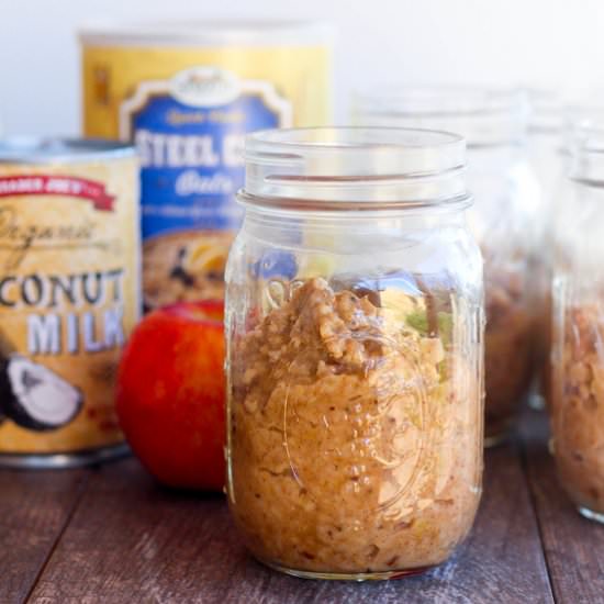 Cinnamon Apple Crockpot Oats