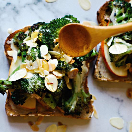Roasted Broccoli Toast