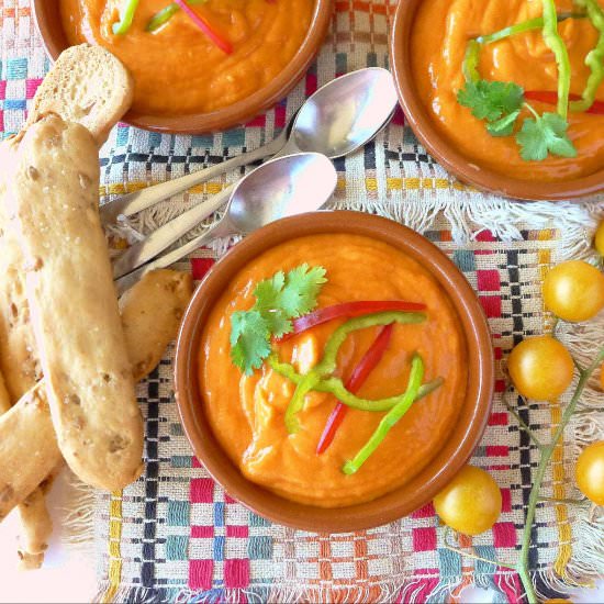 Gazpacho Cream with Mango