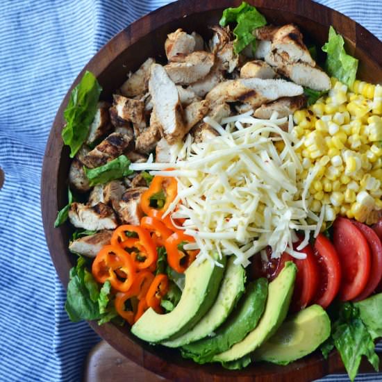 Southwestern Chicken Chopped Salad