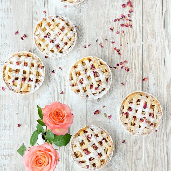 Apple and Rose Tartelettes