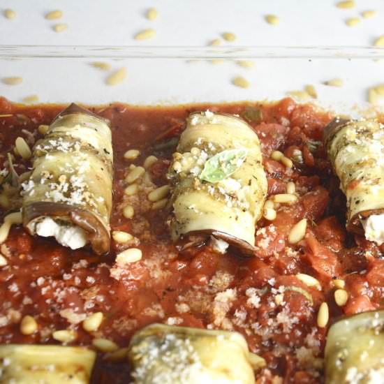 Eggplant Involtini (Vegan)