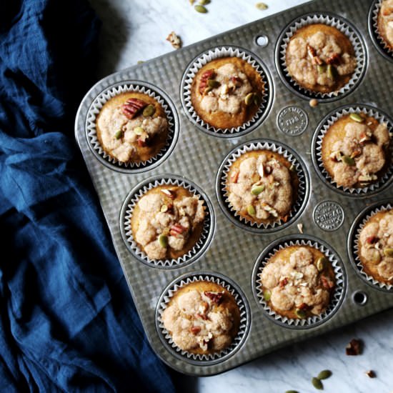 Pumpkin Streusel Muffins