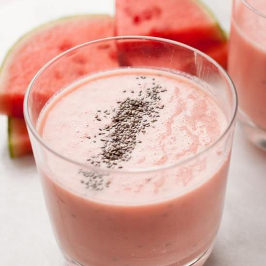 Creamy Watermelon Honey Smoothie