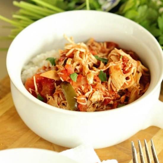 Crock Pot Chicken Cacciatore