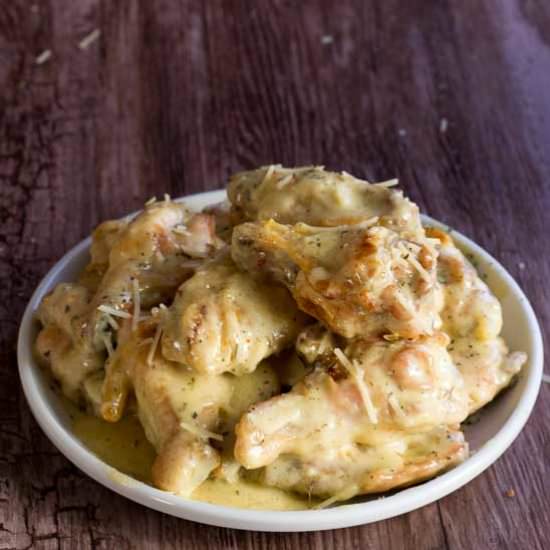 Parmesan Garlic Wings